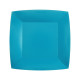 10 ASSIETTES CARRE AQUA PM
