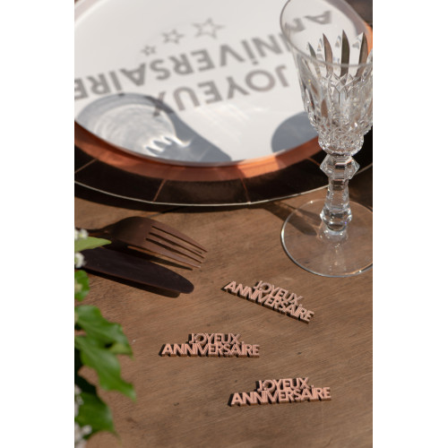 DECO A PARSEMER STAR JOUR ROSE GOLD
