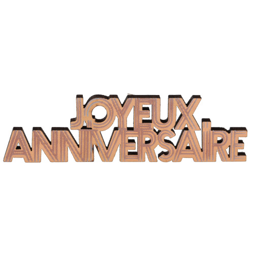 DECO A PARSEMER STAR JOUR ROSE GOLD