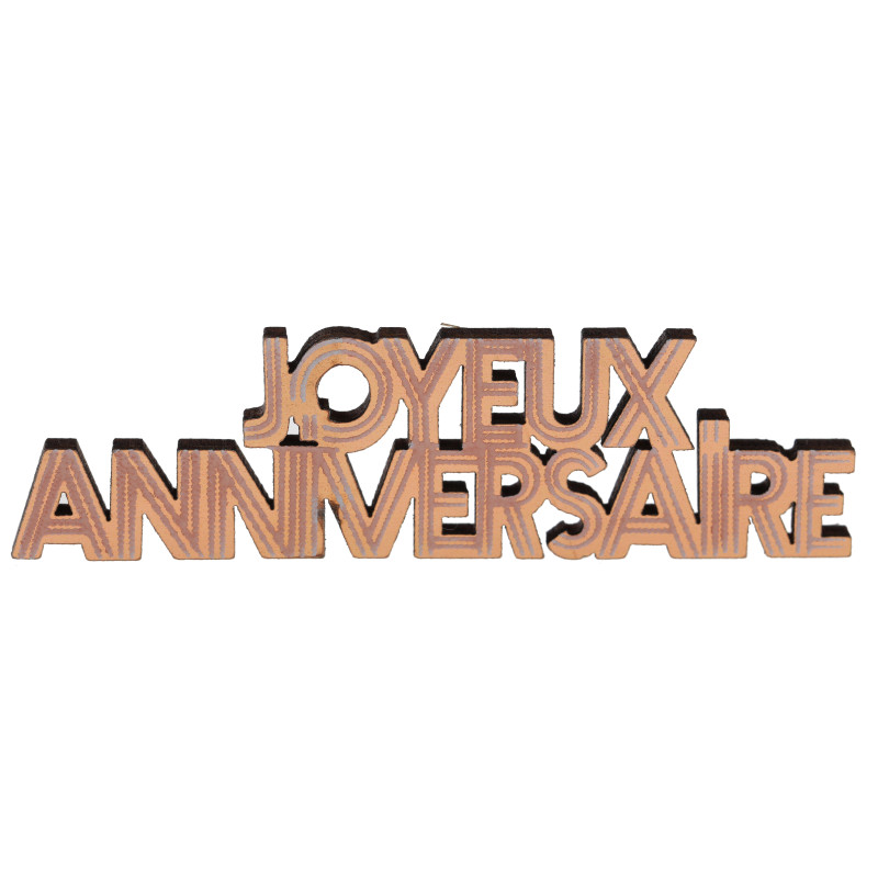 DECO A PARSEMER STAR JOUR ROSE GOLD