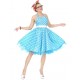 ROBE BLEUE MODE 50'S L