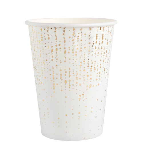 10 GOBELETS BUBBLE BLANC