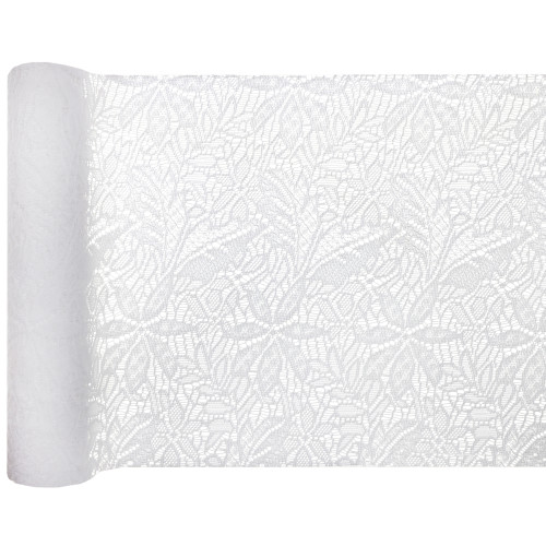 CH.TABLE DENTELLE FLEURS