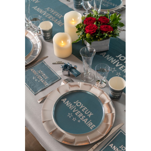 10 SOUS ASSIETTES BRILLANTE ARGENT
