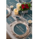 10 SOUS ASSIETTES BRILLANTE ARGENT