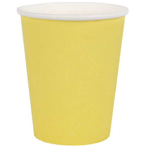 10 GOBELETS RAINBOW JAUNE CITRON