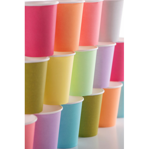 10 GOBELETS RAINBOW FUCHSIA