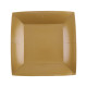 10 ASSIETTES CARRE OR PM