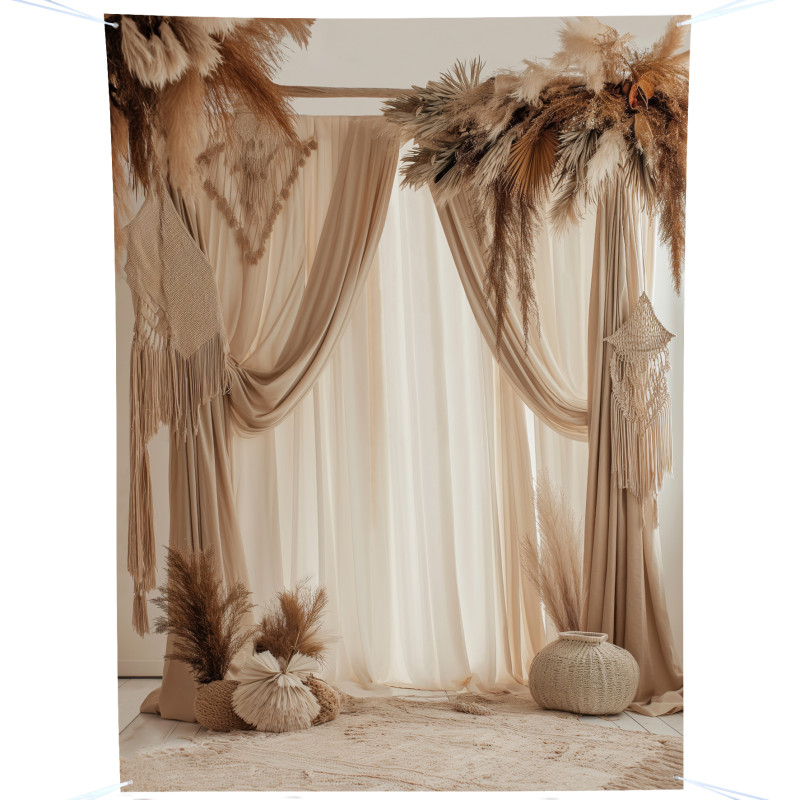 TOILE DE FOND MARIAGE NATUREL