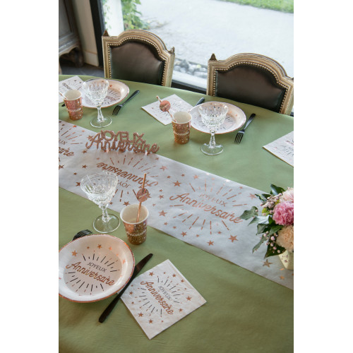 CH.TABLE ETINCELLANT ROSE GOLD J.ANNIV