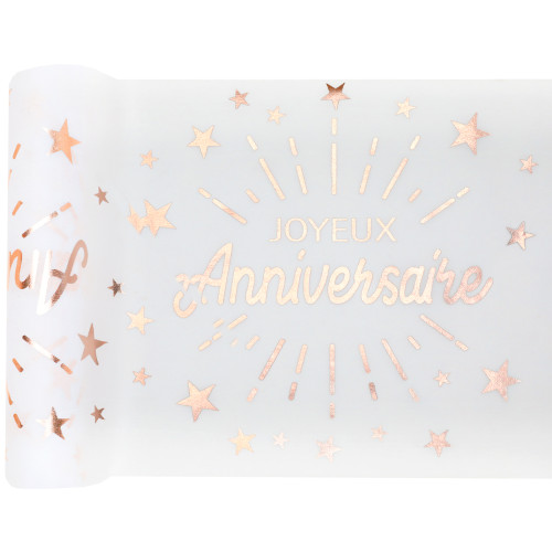 CH.TABLE ETINCELLANT ROSE GOLD J.ANNIV