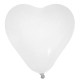 8 BALLONS COEUR BLANC