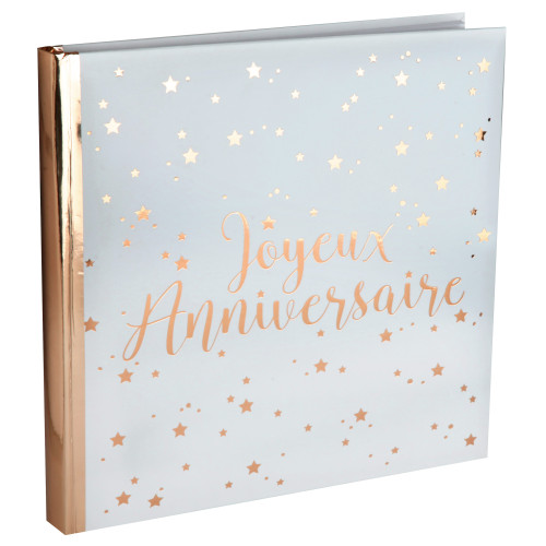 LIVRE D'OR ANNIVERSAIRE ROSE GOLD