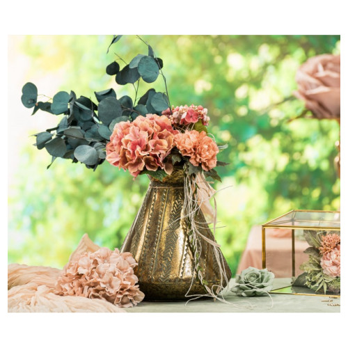 TIGE HORTENSIA ROSE 35CM