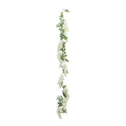 GUIRLANDE GLYCINE BLANCHE
