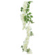 GUIRLANDE GLYCINE BLANCHE