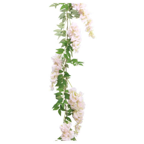 GUIRLANDE GLYCINE ROSE