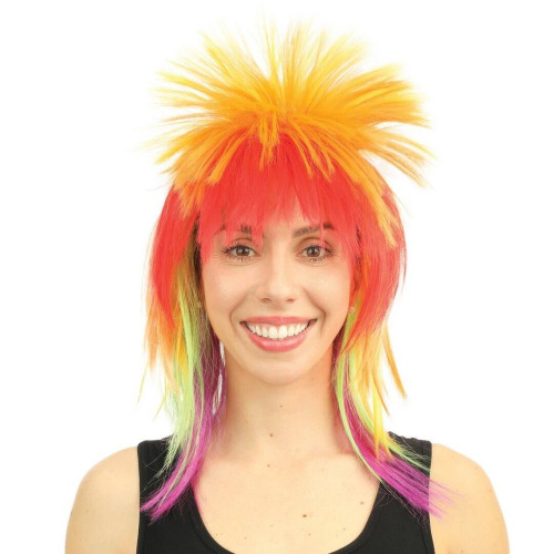 PERRUQUE PUNK MULTICOLORE