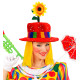 CHAPEAU DE CLOWN AVEC CHEVEUX