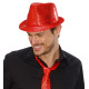 FEUTRE PAILLETTE ROUGE FLUO