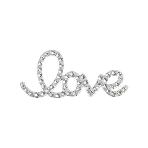 4 LETTRES METAL DIAMANT LOVE