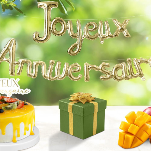 GUIRLANDE MOTS ANNIV TROPICAL
