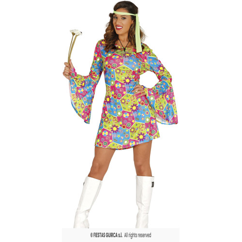 COSTUME FLOWER POWER 36/38