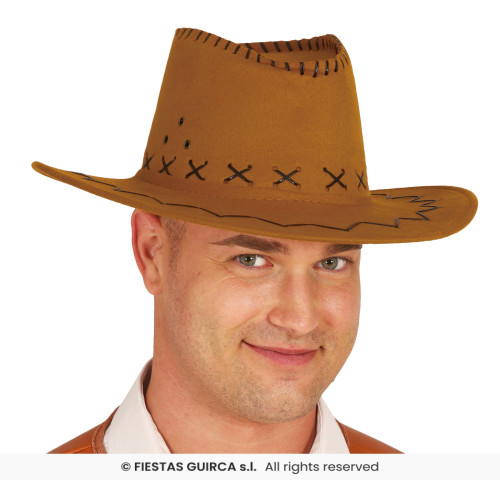 CHAPEAU COWBOY MARRON CLAIR