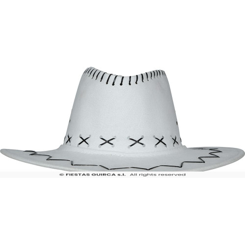 CHAPEAU COWBOY BLANC