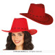 CHAPEAU COWBOY ROUGE