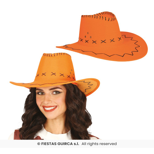 CHAPEAU COWBOY ORANGE