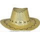 CHAPEAU COWBOY OR SEQUINS