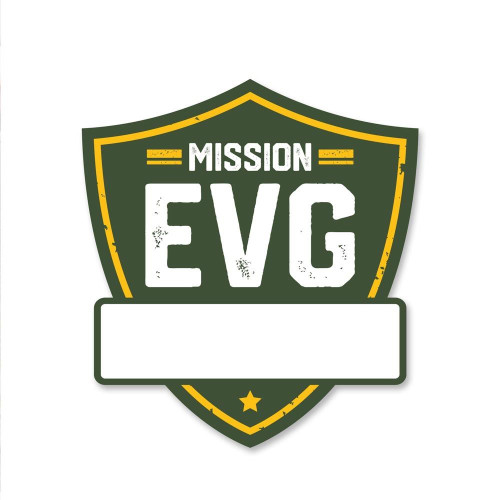 12 STICKERS MISSION EVG