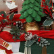 CH.TABLE CHEESECLOTH ROUGE