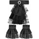 JABOT EN DENTELLE AVEC BIJOUX