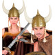 CASQUE POINTU VIKING AVEC TRESSES