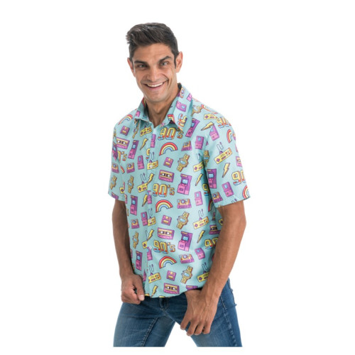 CHEMISE BLEUE ANNEES 90 M
