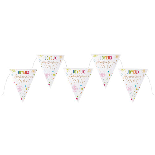 BANDEROLE ANNIVERSAIRE FESTICOLOR