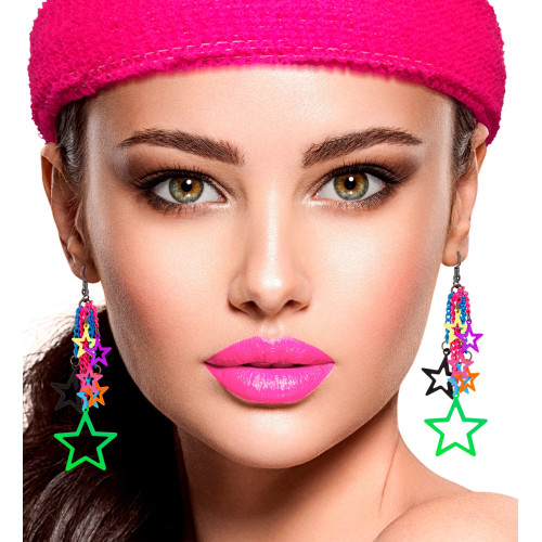 BOUCLES D&#039;OREILLES ANNEES 80