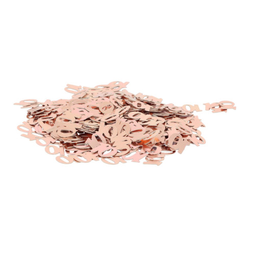 CONFETTIS TABLE"10" PAPIER ROSE GOLD