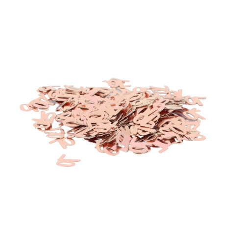 CONFETTIS TABLE"70" PAPIER ROSE GOLD