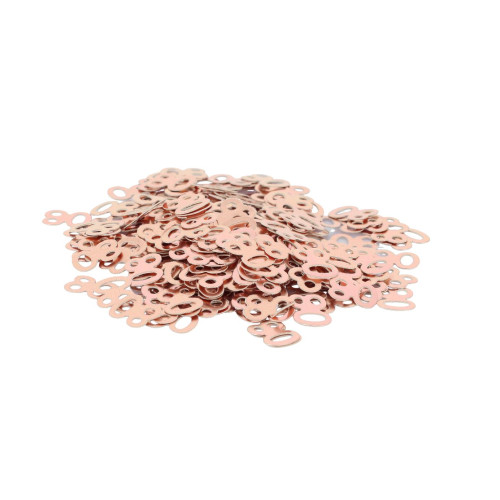 CONFETTIS TABLE"80" PAPIER ROSE GOLD