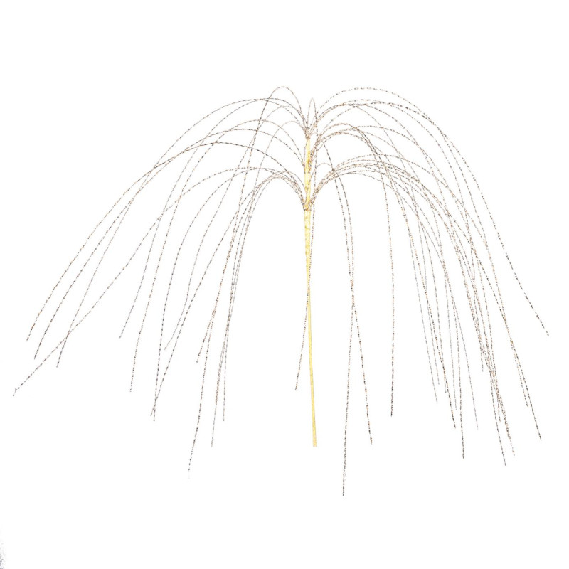 BRANCHE EFFET METALLIQUE OR