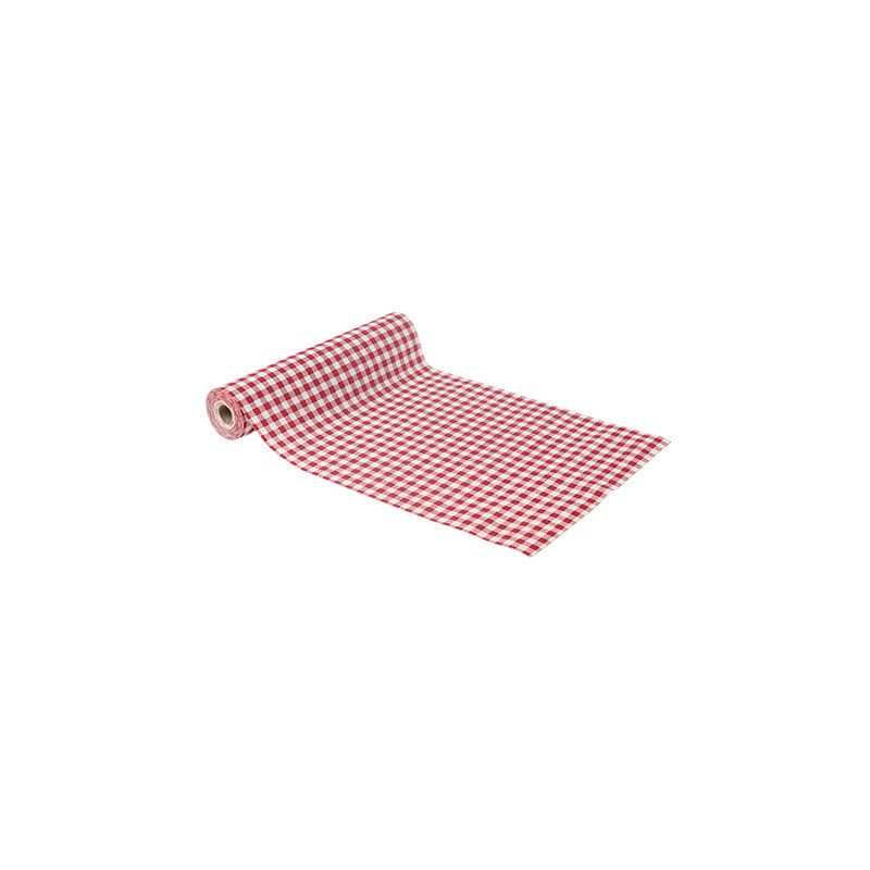 CHEMIN DE TABLE  VICHY RETRO