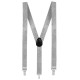 BRETELLES BASIC ARGENT