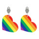 PAIRE PENDANTS D'OREILLE PRIDE