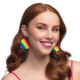 PAIRE PENDANTS D'OREILLE PRIDE