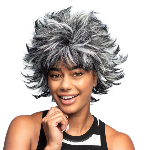 PERRUQUE WILD WANDA NOIR / BLANC