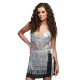 FOULARD HANCHE FESTIVAL ARGENT
