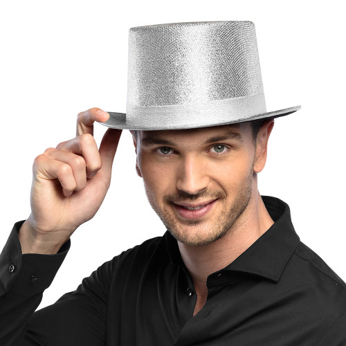 CHAPEAU GLITS ARGENT